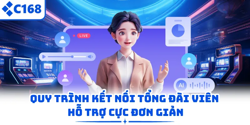 Quy trình kết nối tổng đài viên hỗ trợ cực đơn giản